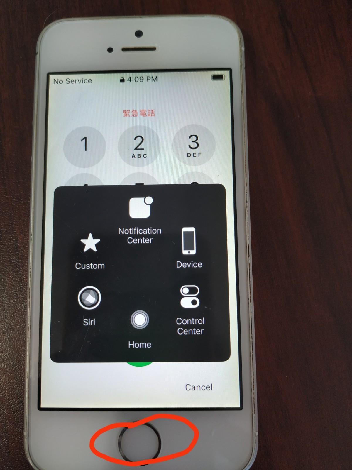 Apple iPhone SE 1st Gen. 64GB Silver For parts ( FMI: OFF )