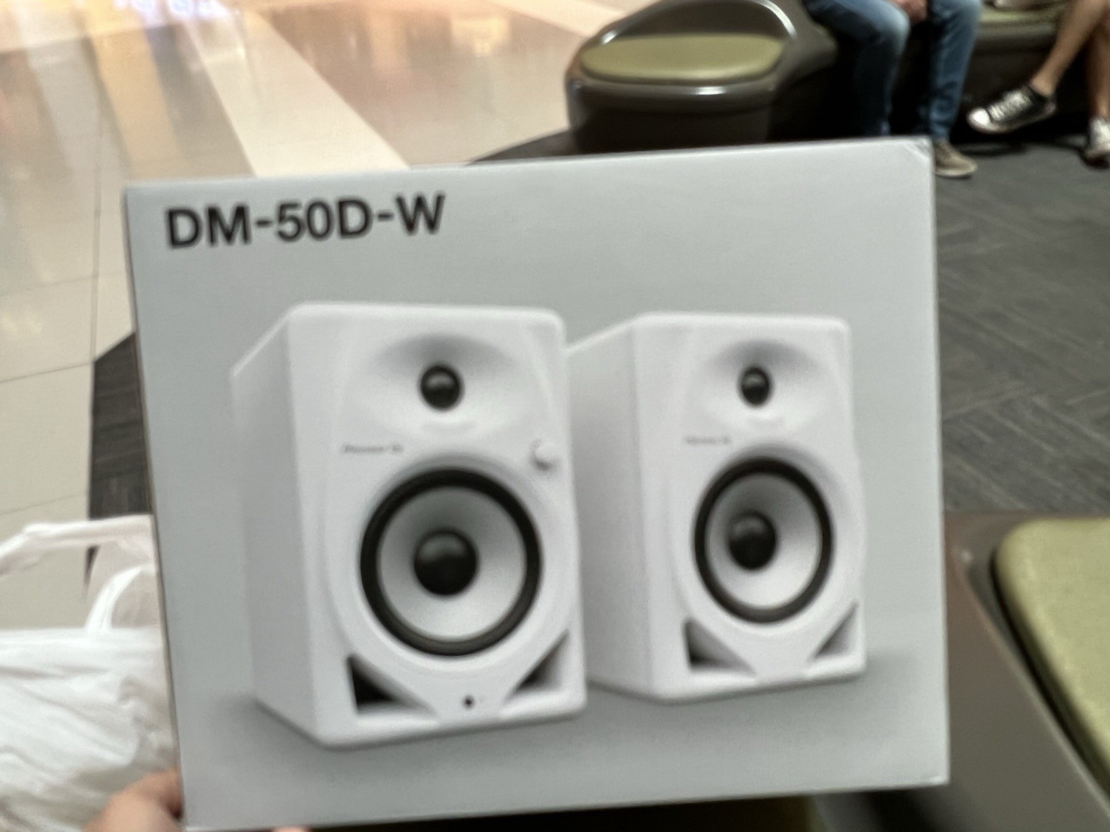 Pioneer DJ DM-50D-W Studio Monitor Speakers Wired White