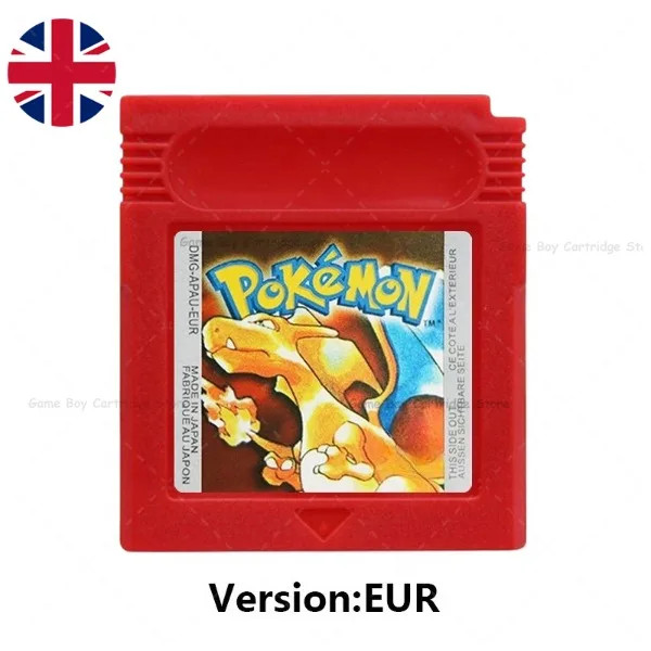 GBC game card Cartridge Bundle Red/Blue/Crystal/Gold/Silver/Yellow/Green