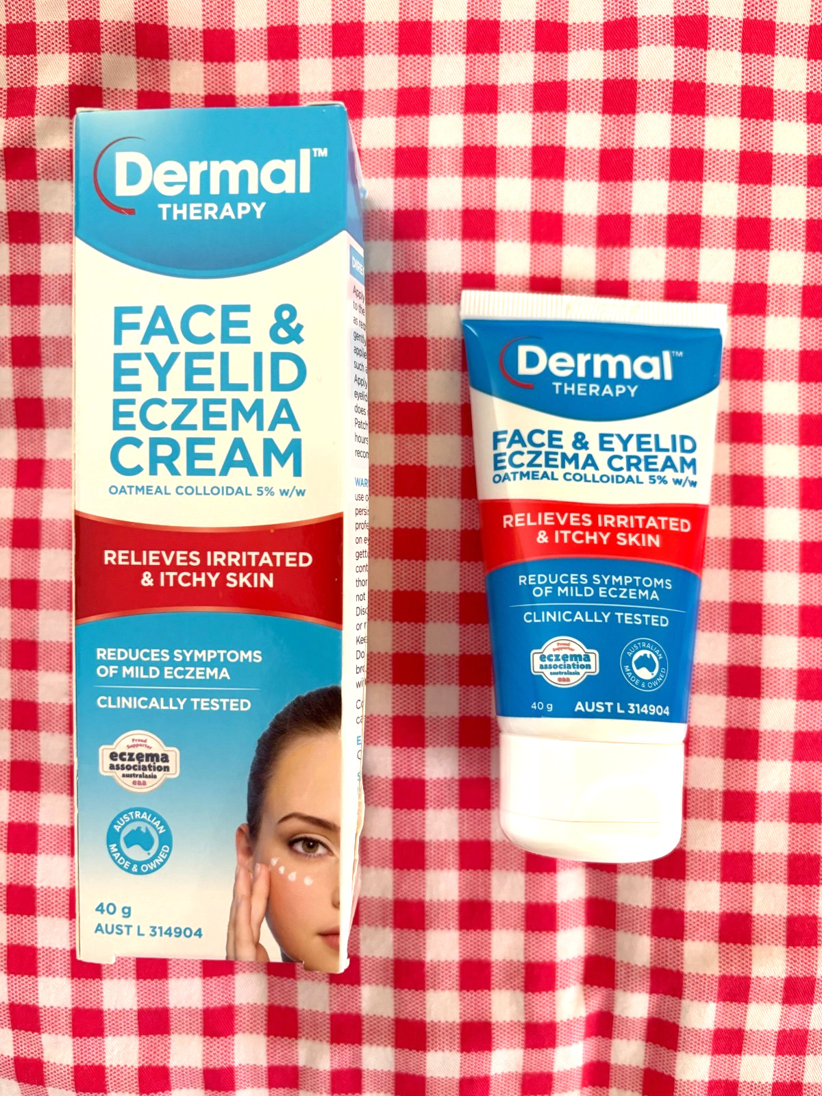 Dermal Therapy Face & Eyelid Eczema Cream 40 g Oatmeal Colloidal 5% ~ Australia