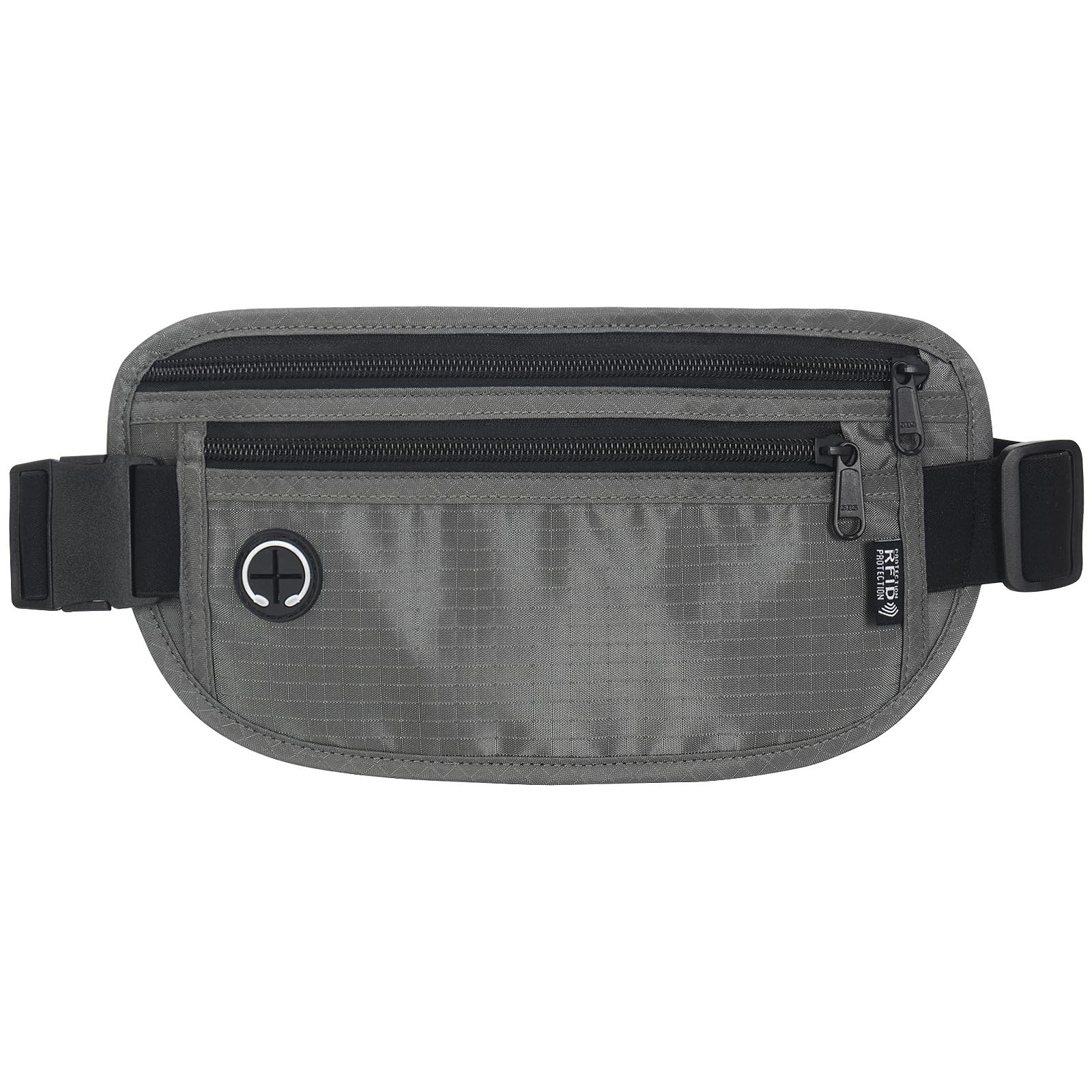 Slim RFID Blocking Money Belt for Travel - Anti-Theft Hidden Passport Holder ...