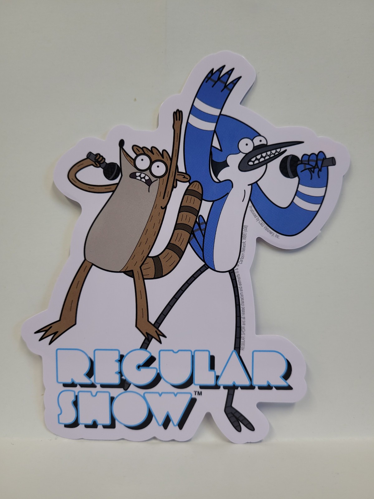 Stickers - C&D Visionary - Regular Show Mordecai & Rigby 4.25"x6" NEW Licensed