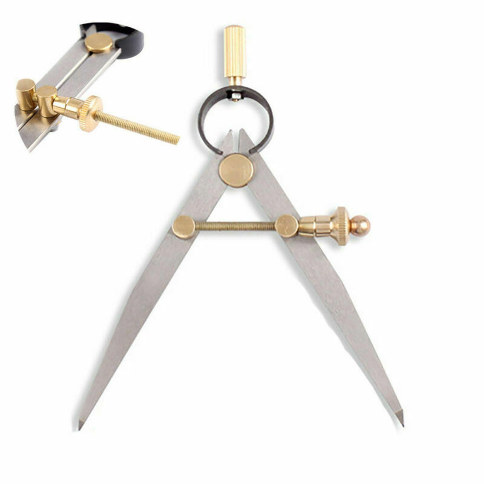 Wing Divider Leather Craft Rotating Scratch Leathercraft Compasses Tools Kit