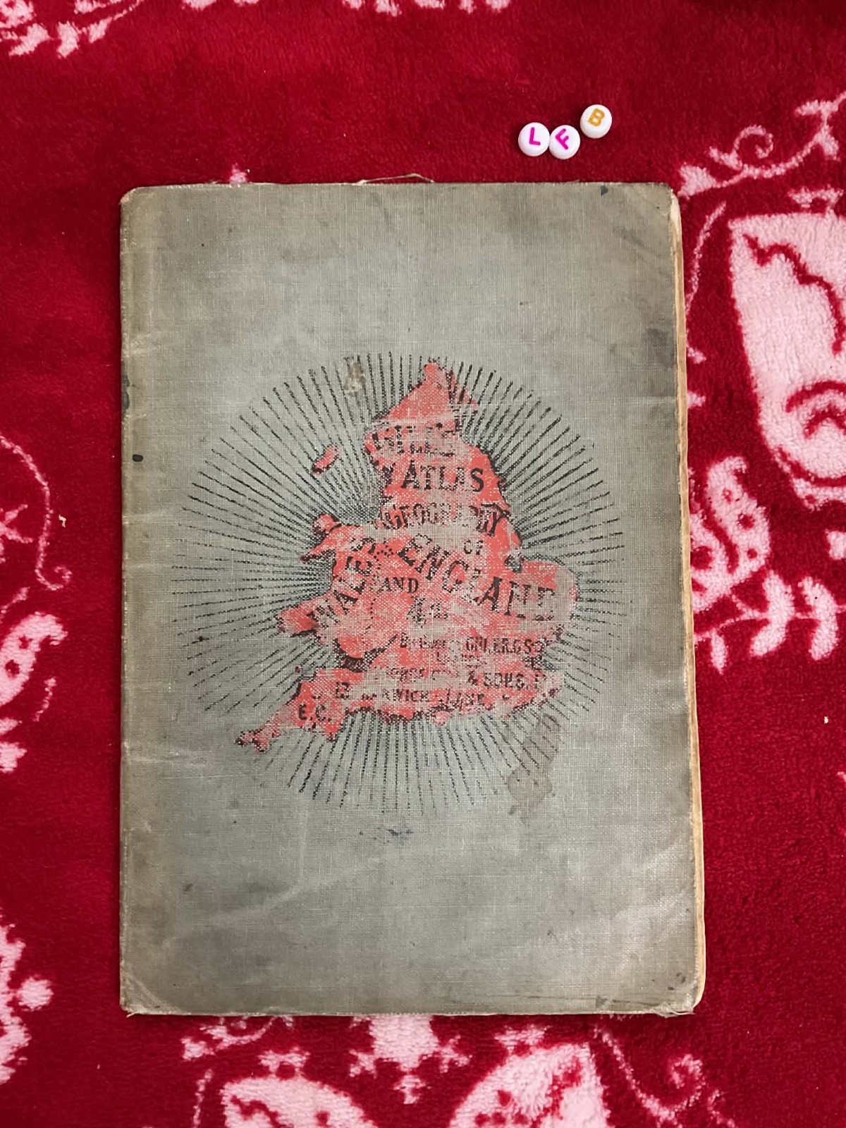 Antique ATLAS OF THE COUNTIES OF ENGLAND AND WALES mid 19th Century