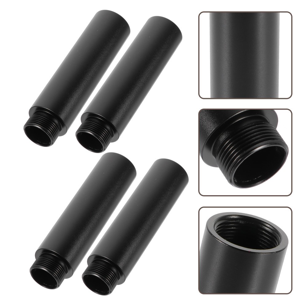 4Pcs Practical Mic Stand Extension Tube Durable Mic Stand Tube Mic Stand