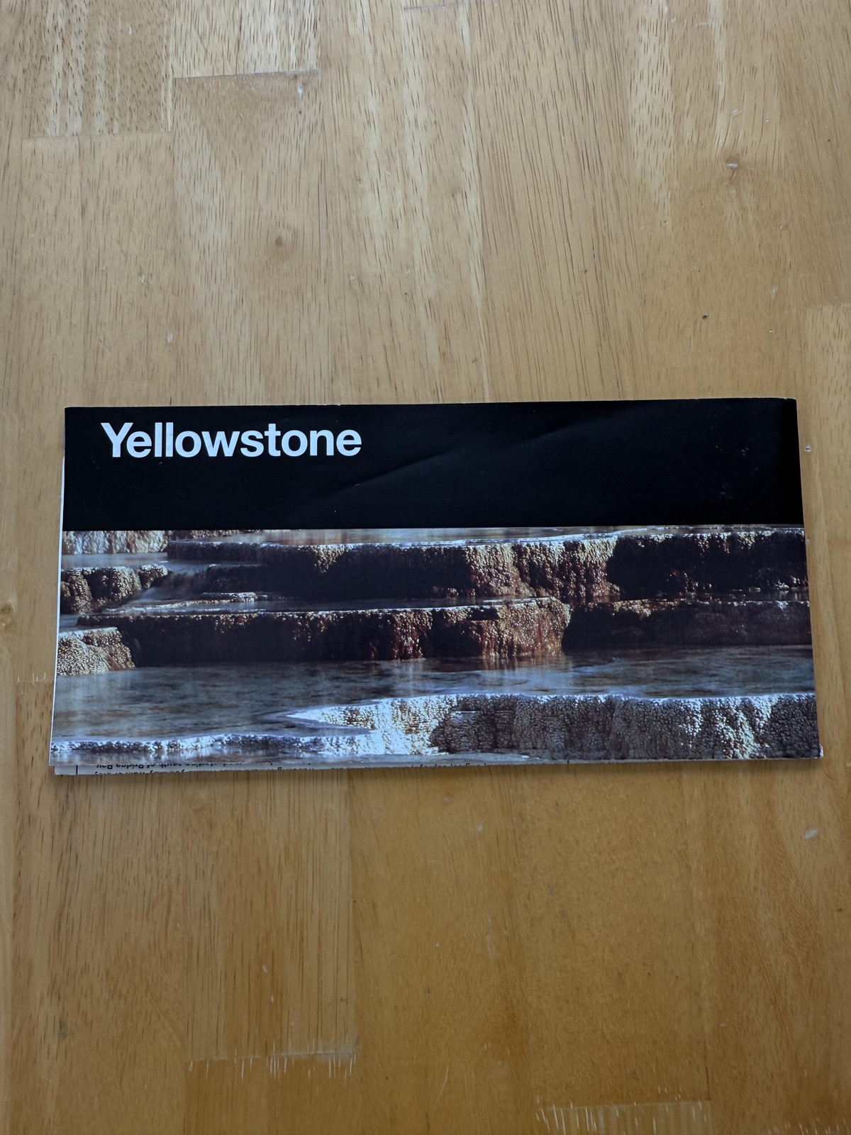 Yellowstone National Park Idaho Montana Wyoming Map Brochure Park Service