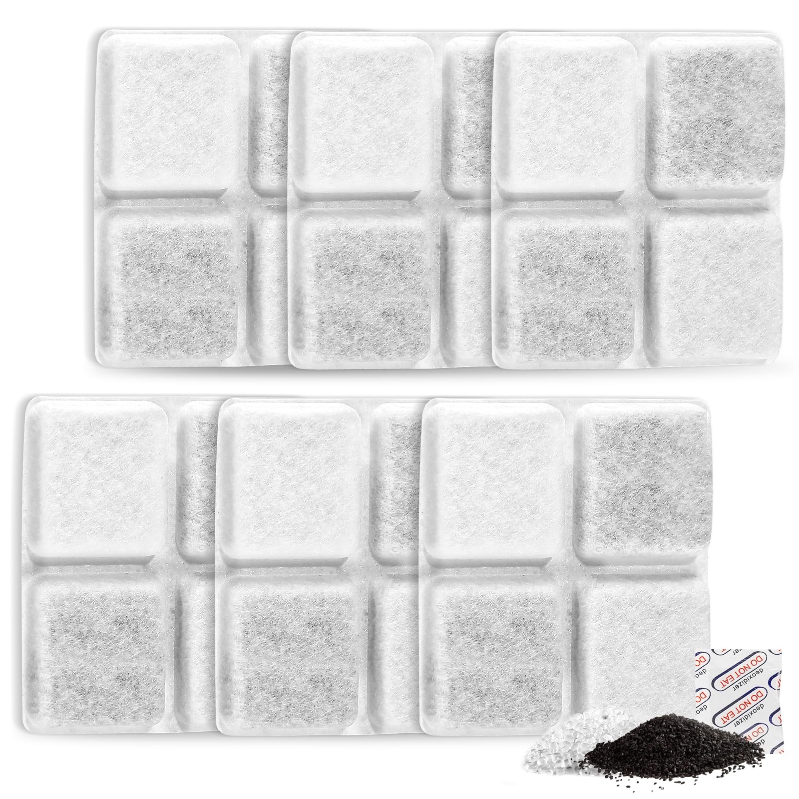 HomeFio 6 Packs Pet Food Desiccant Bag,Upgrade Packets Keep Cat... 