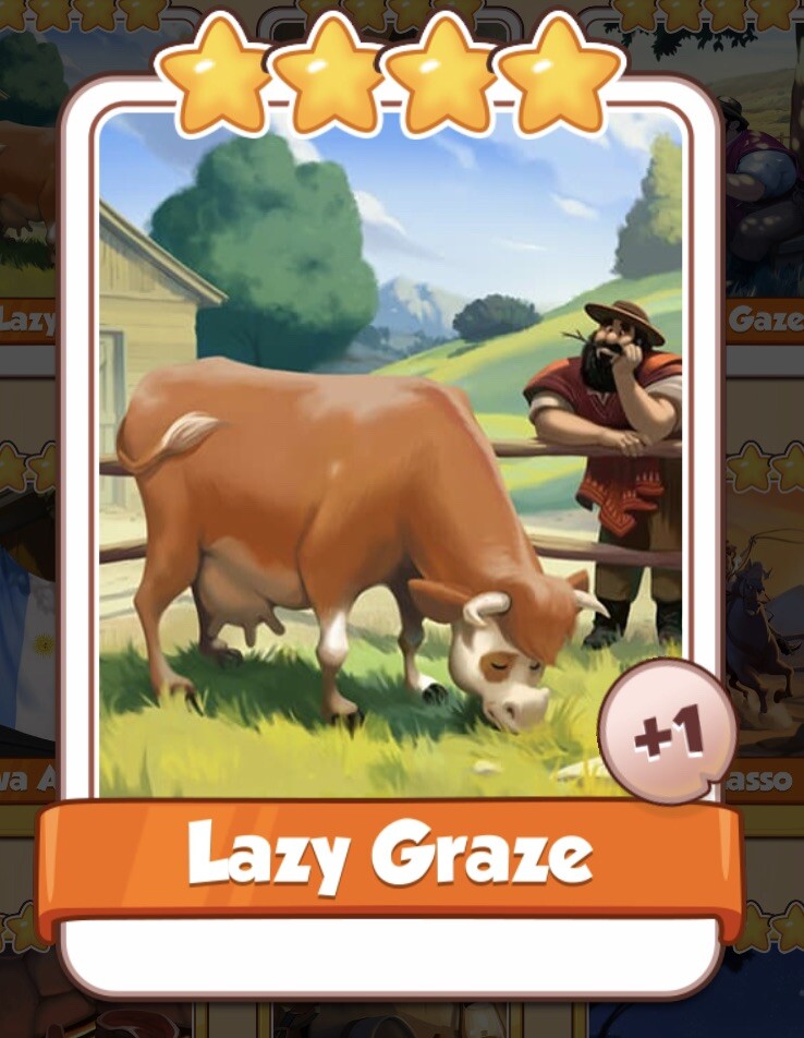 coin master Lazy Graze Rare card