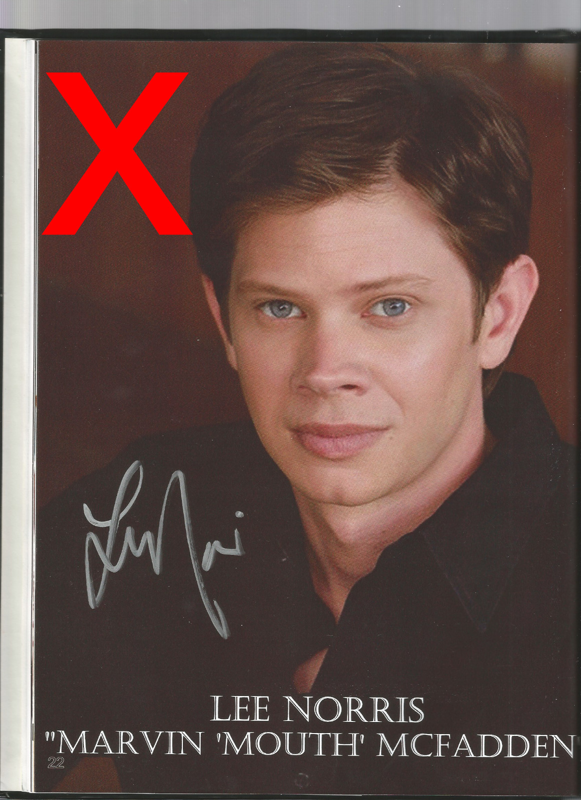 One Tree Hill ~ Lee Norris Autographed - 8x10 Photo RP