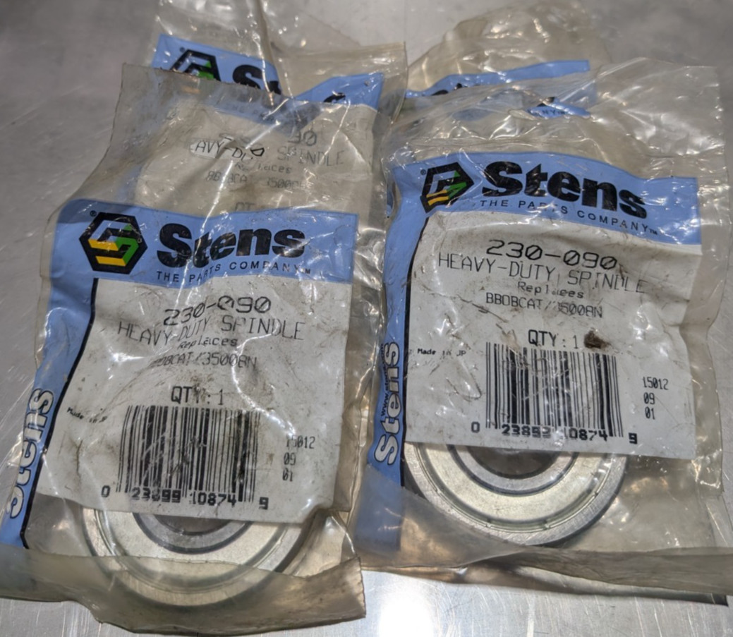 4-Pack of Stens Bearings 230-090 for Bobcat 35008N