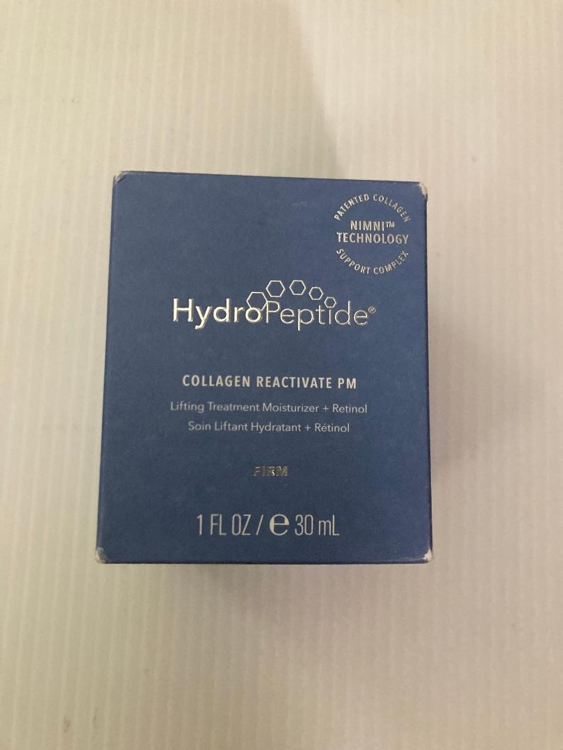 NIB HydroPeptide COLLAGEN REACTIVATE PM 30ml 1 FL OZ