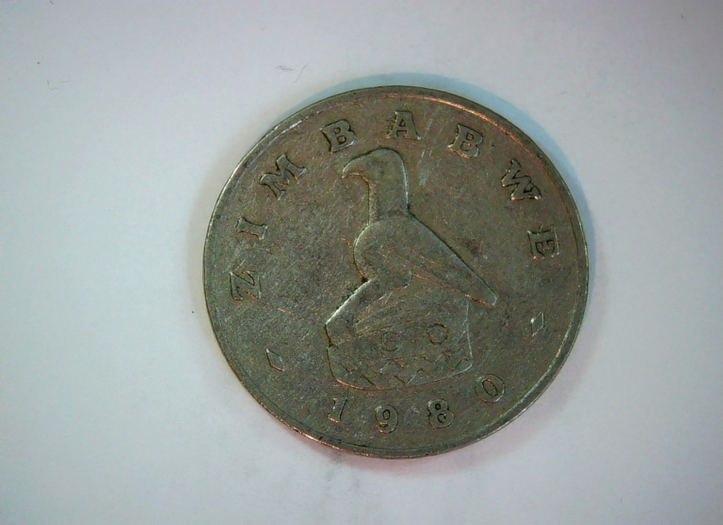 Zimbabwe 1980 20 Cents Zimbabwe Bird (decimal coinage) Coin
