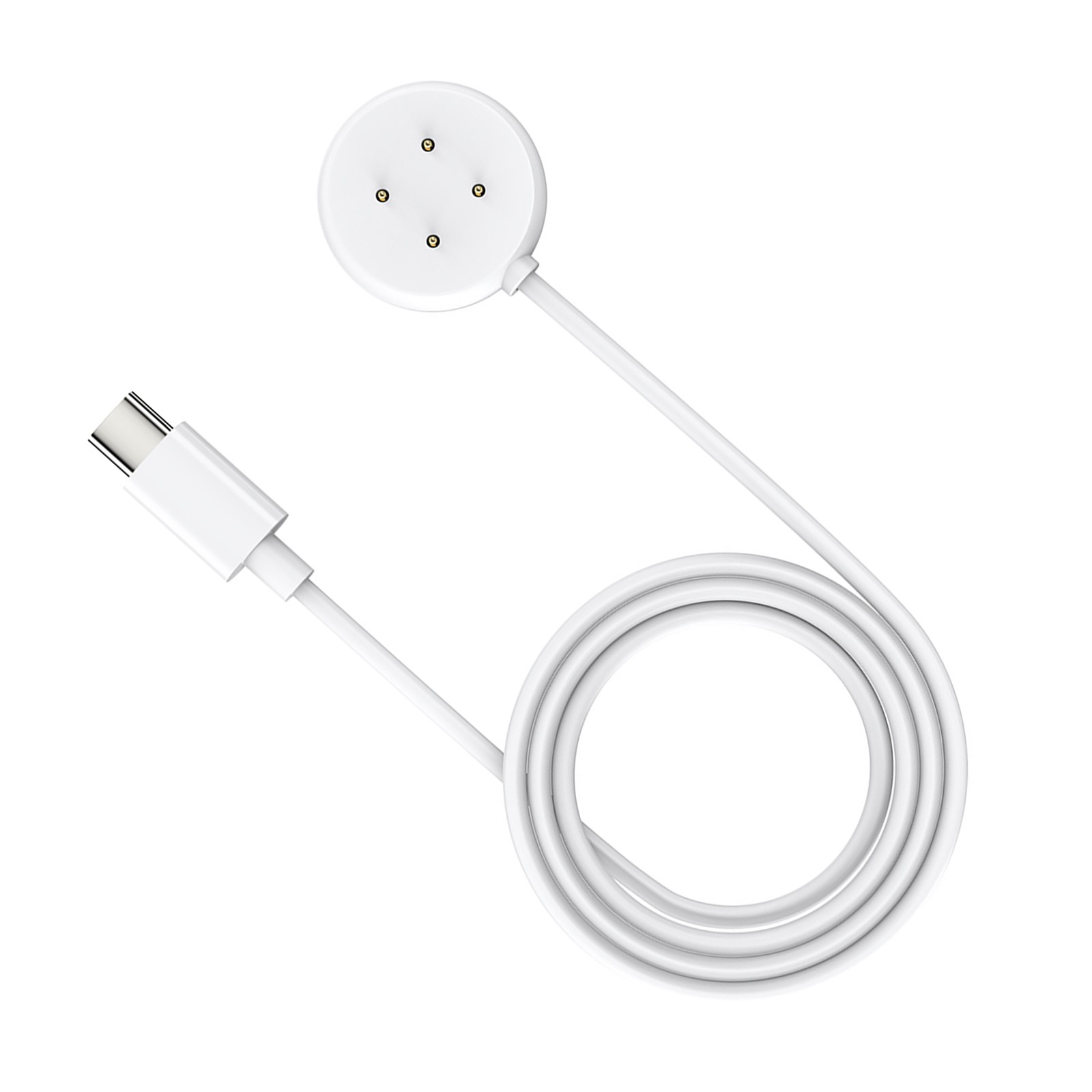 White Magnetic Charger Type-C Charging Cable Station For Google Pixel Watch 2