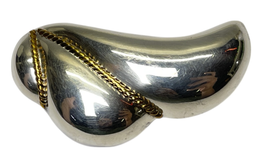 Vintage Taxco Mexico sterling silver brooch