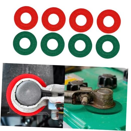 8PCS Battery Terminal Anti Corrosion Washers Fiber, Battery Terminal 