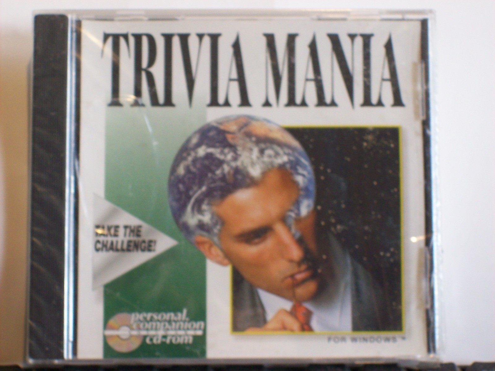 TRIVIA MANIA - CD ROM - Windows 3.1/95 Personal Companion Software Game - NEW