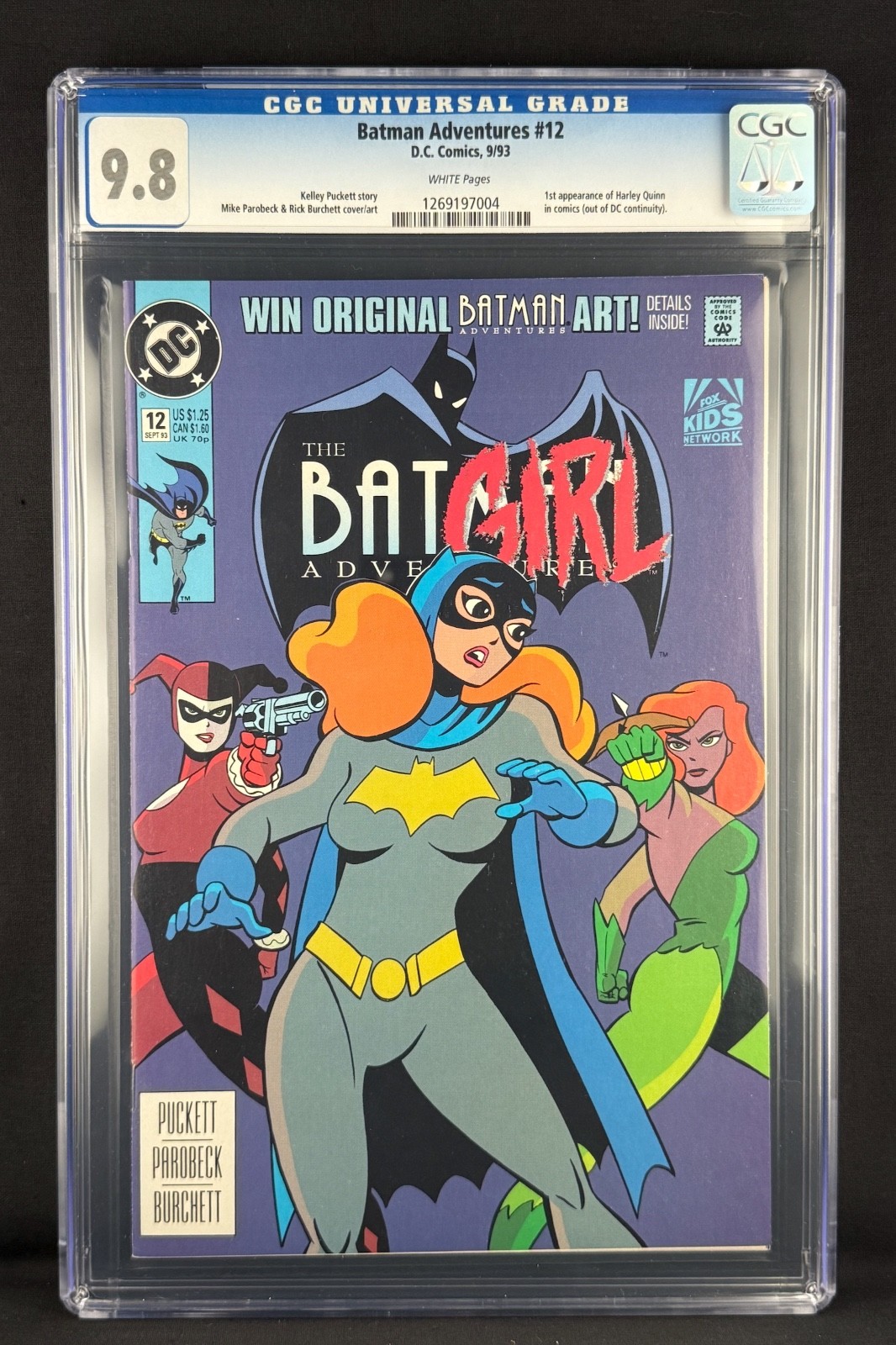 Batman Adventures #12 (1993) CGC 9.8 - 1st app Harley Quinn in Comics