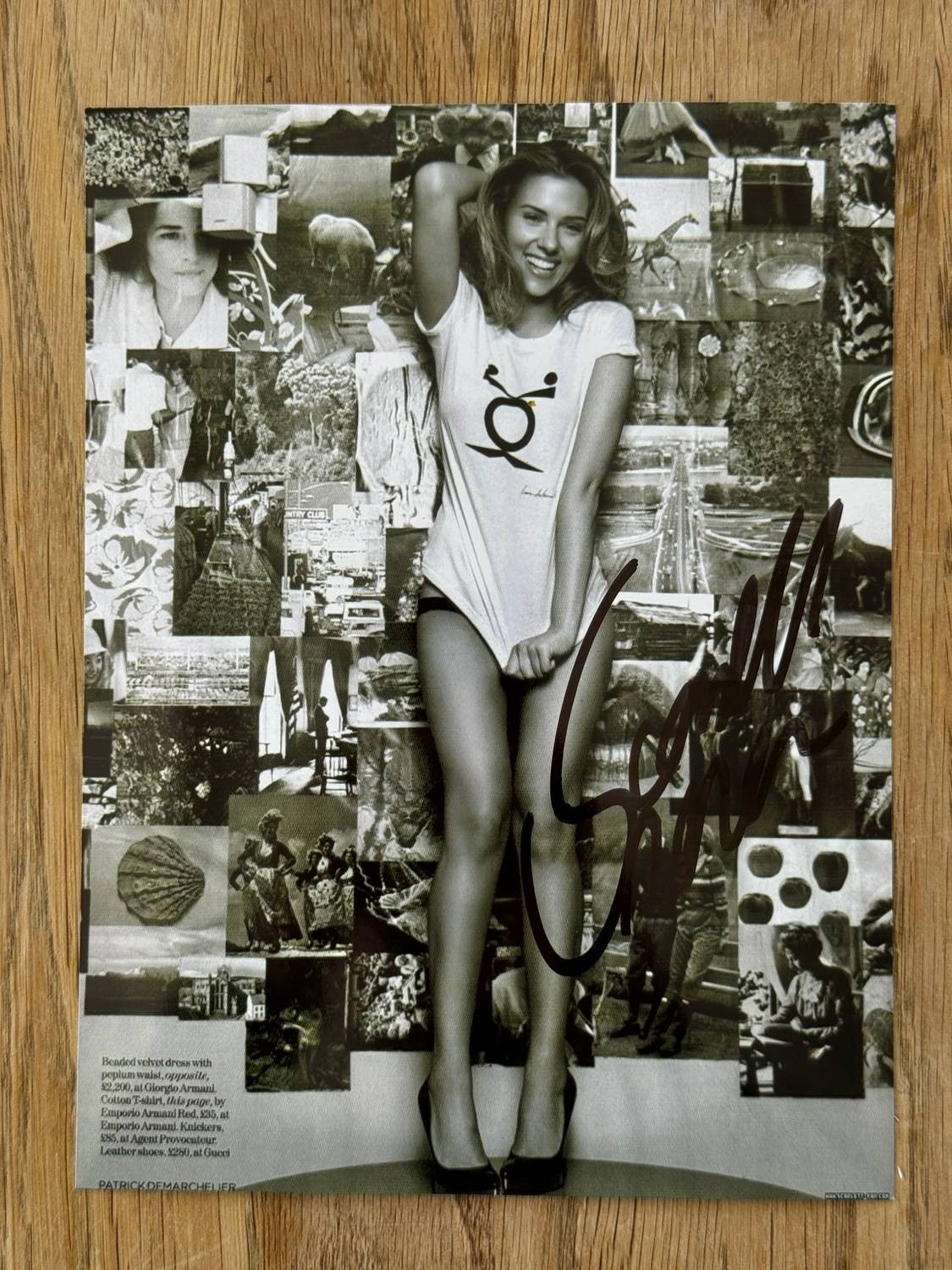 Genuine Autograph Scarlett Johansson 20x15cm