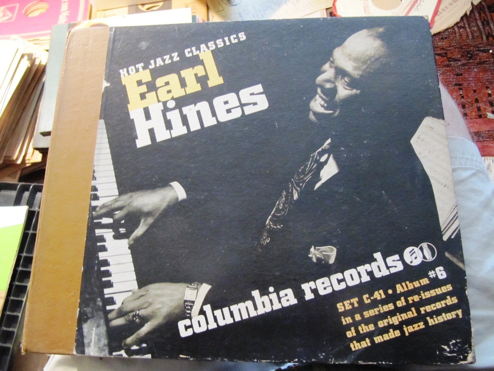 1928 Earl HINES JAZZ PIANO Hot Jazz Classics Columbia Album C-41 CAUTION BLUES x
