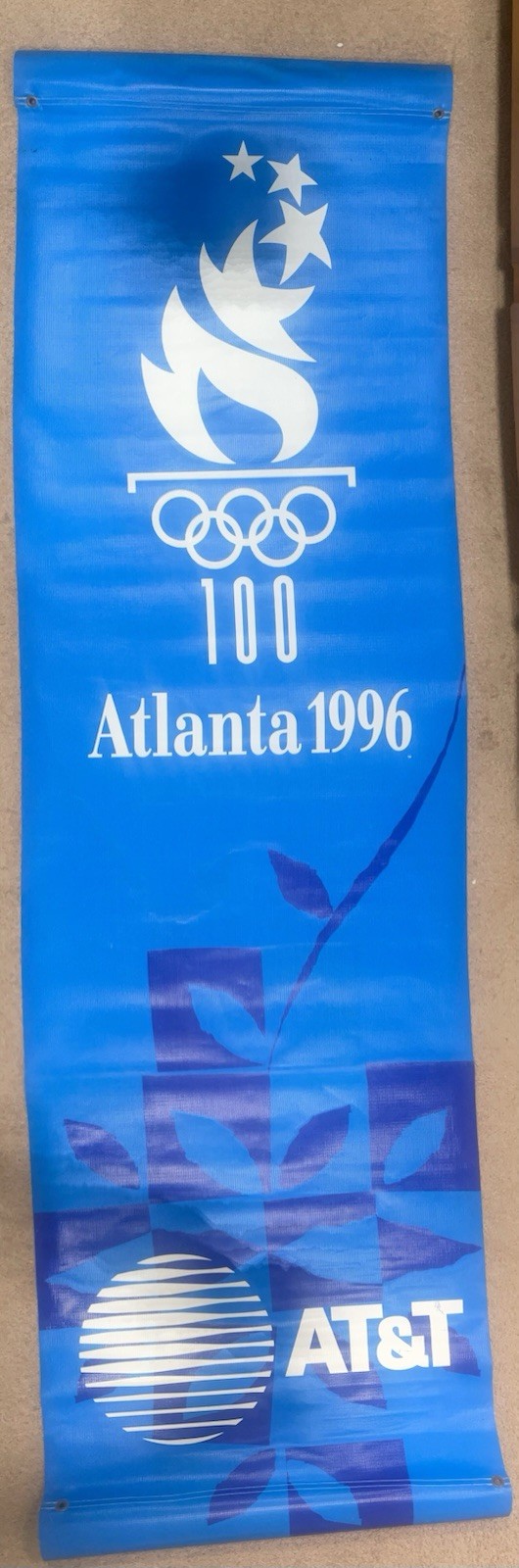 1996 Centennial Olympic Games Vinyl Atlanta AT@T Banner