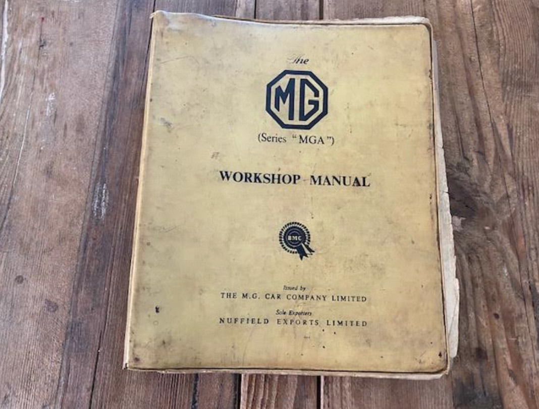 MG Series MGA Workshop Manual BMC 1956