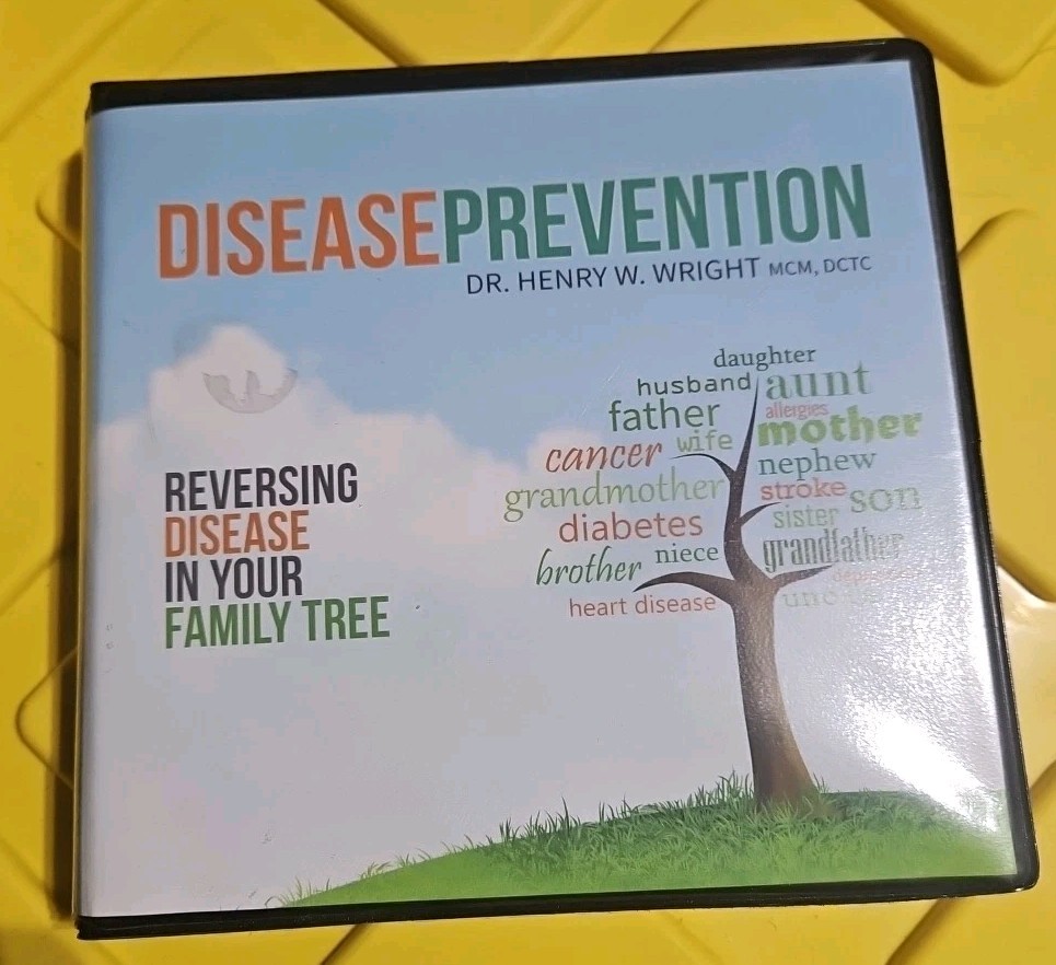 Disease Prevention: Reversing Disease In Your Family Tree AUDIO BOOK CD Wright