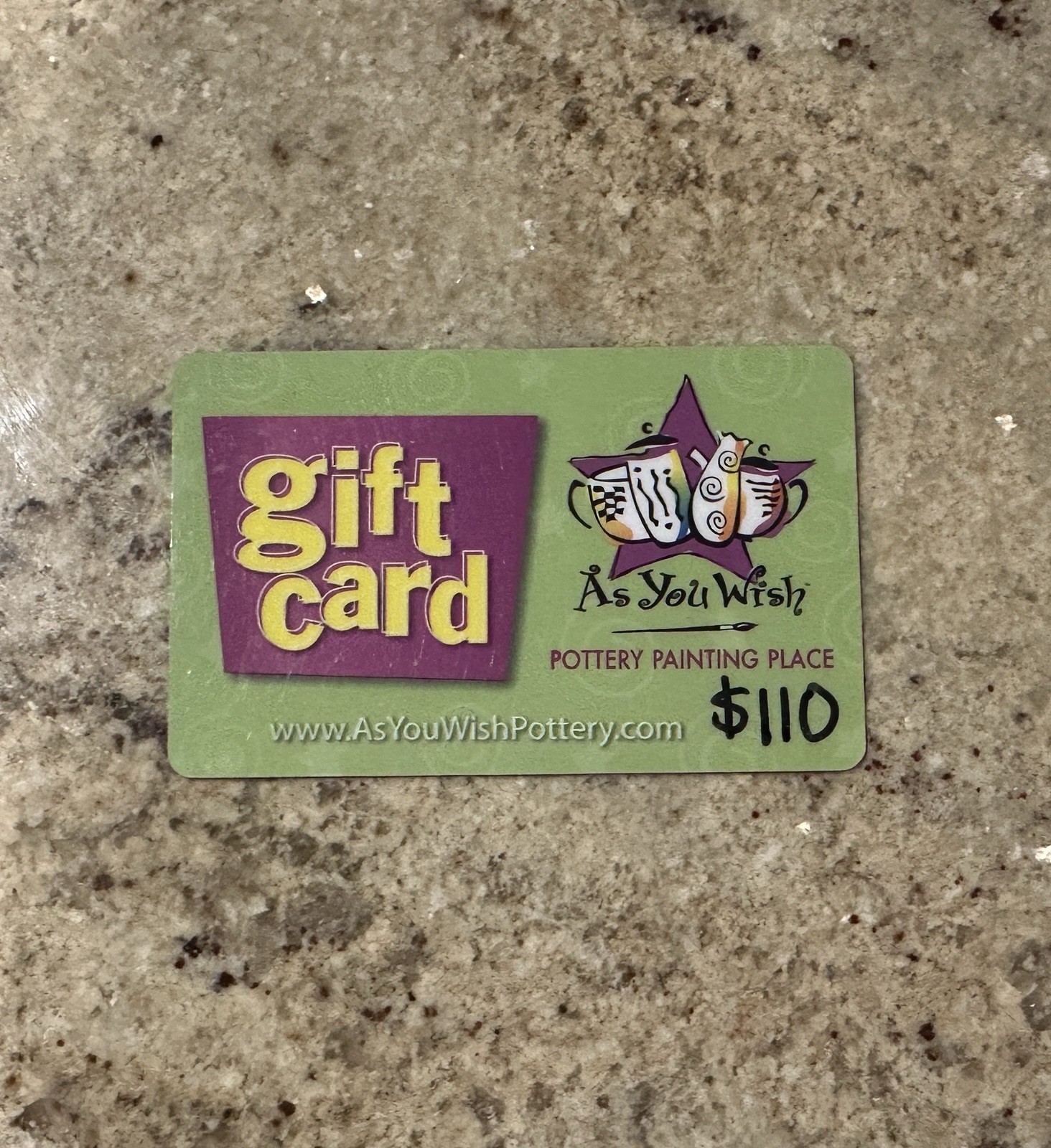 As You Wish $110 Gift Card