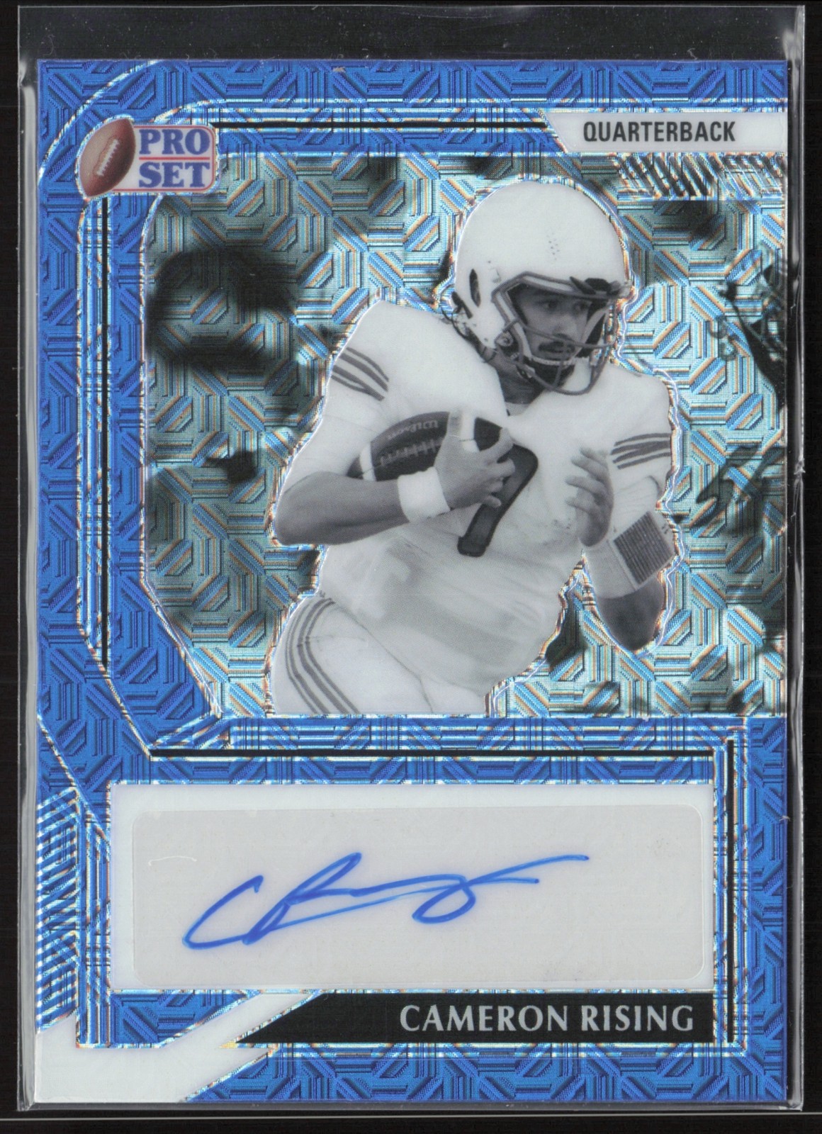 2022 Pro Set Metal Cameron Rising Mojo Blue /20 Utah Utes #PA-CR1 Auto