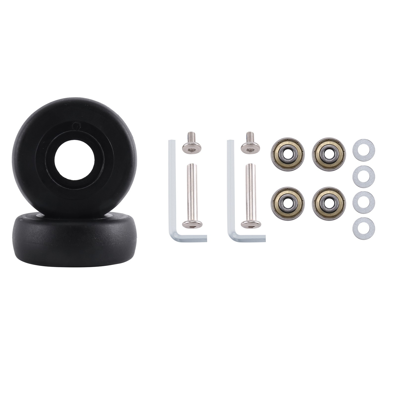 48Mm X18Mm 1 Pair Luggage Suitcase Replacement Wheels Axles Deluxe Repair3847