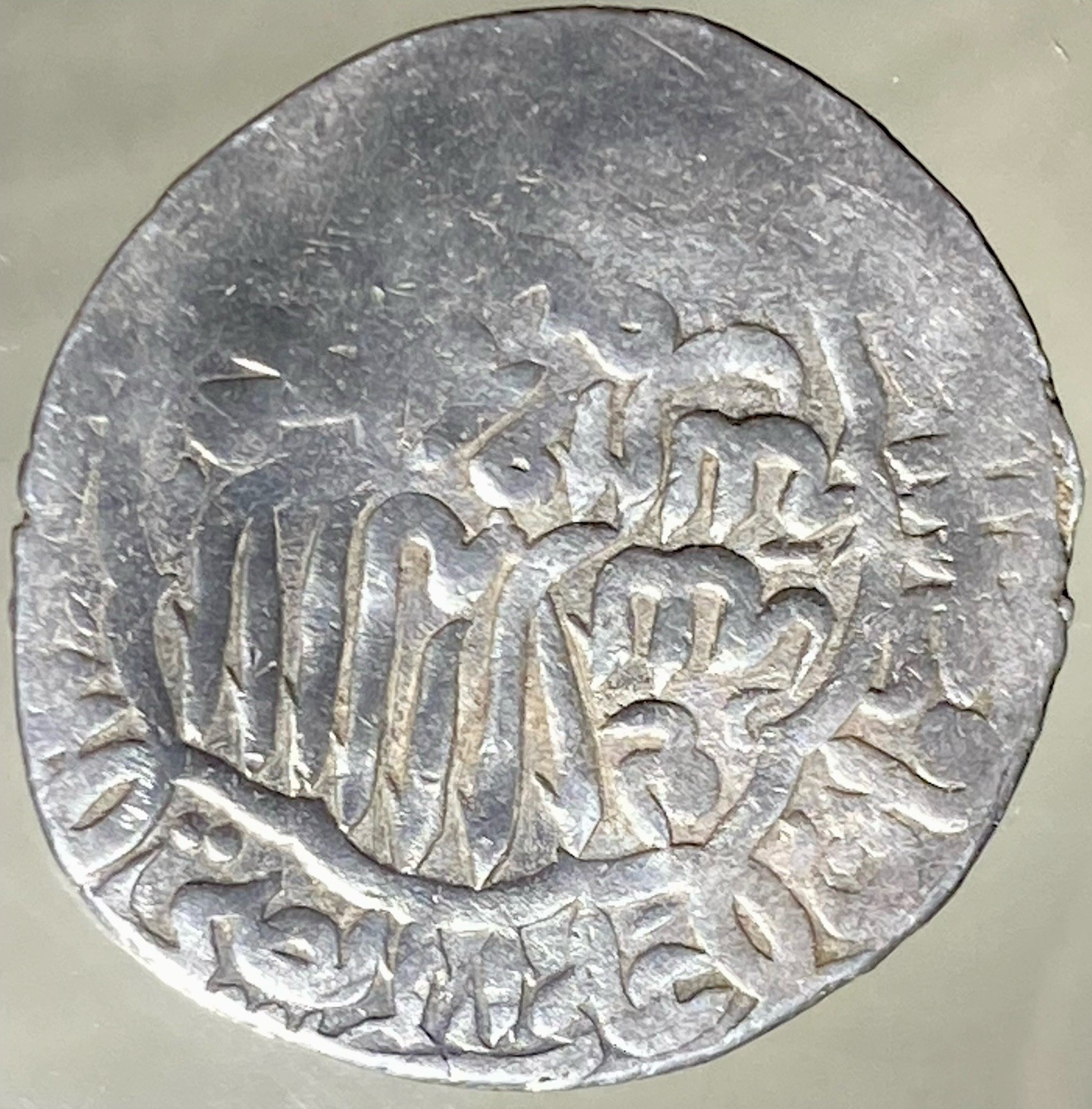 Islamic Mongol States Silver Coin 1469-1506 Timurid Mongolian Empire Husayn