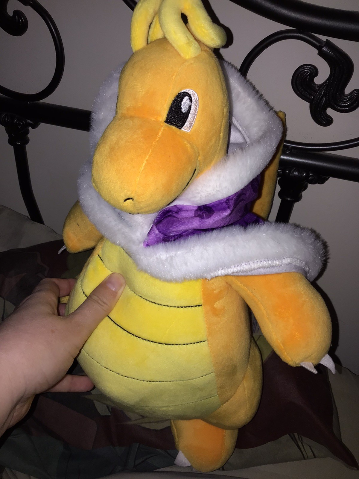 USED Build-A-Bear Pokemon Dragonite with Cape & Sound! Great Price! Rare! Look!