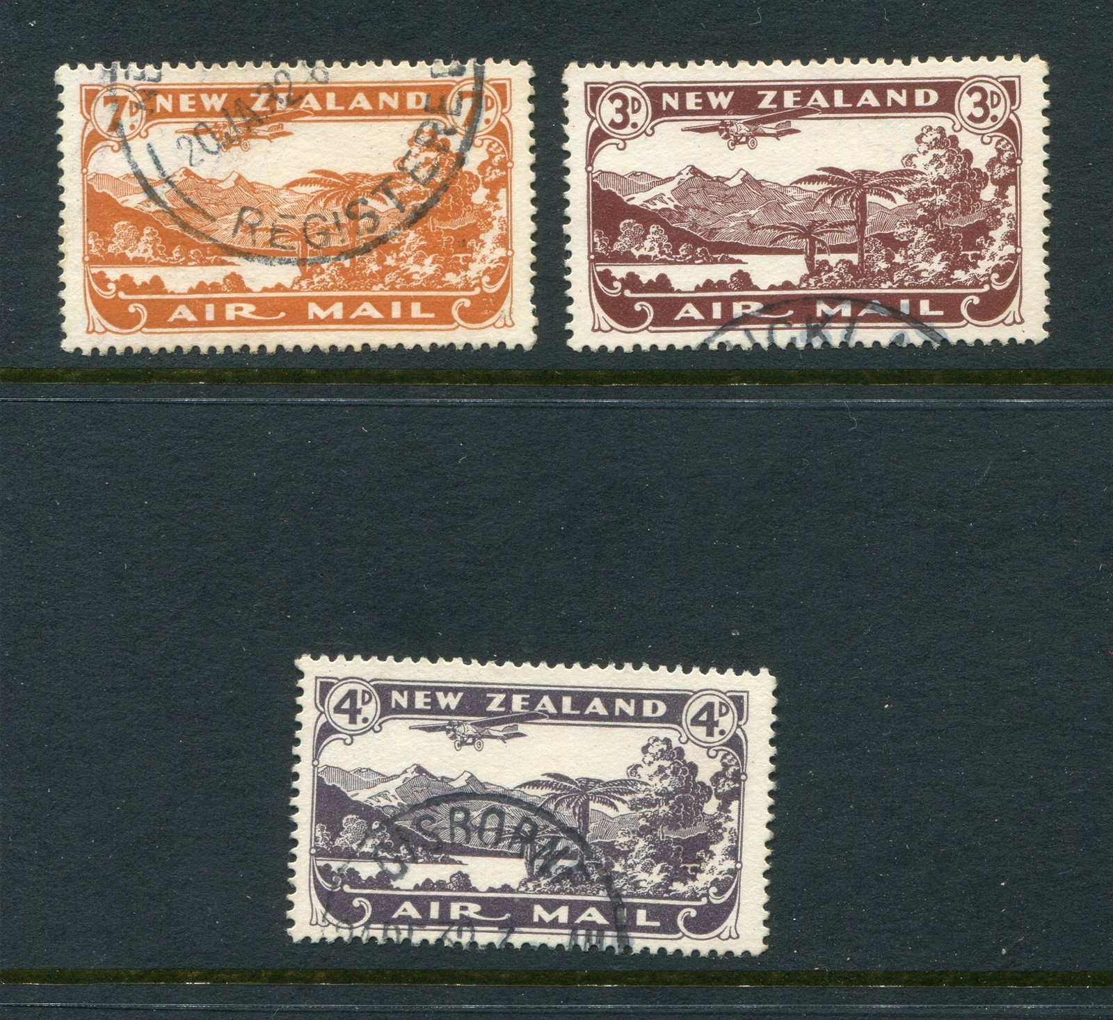 New Zealand #C1-3 Air Mail Complete Set [Used]