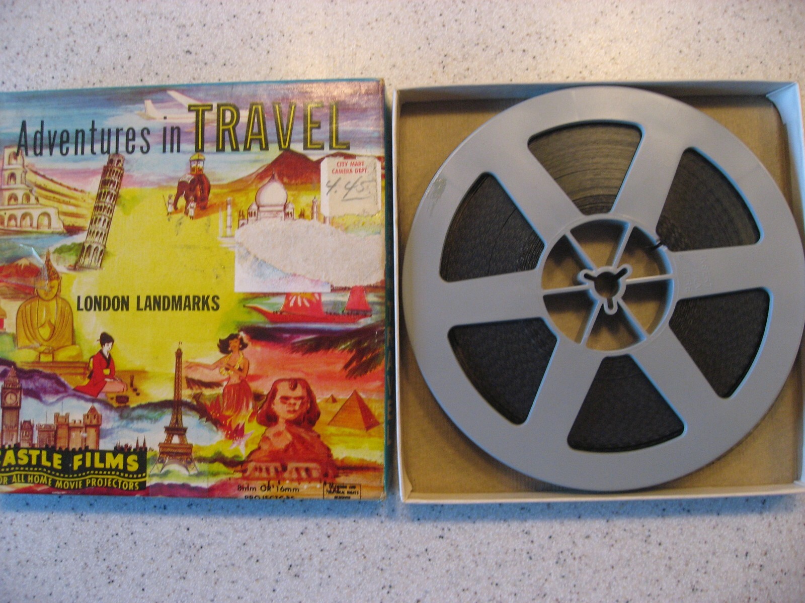 Vintage Castle Films 8 MM Compete Edition Adventures in Travel London Landmarks