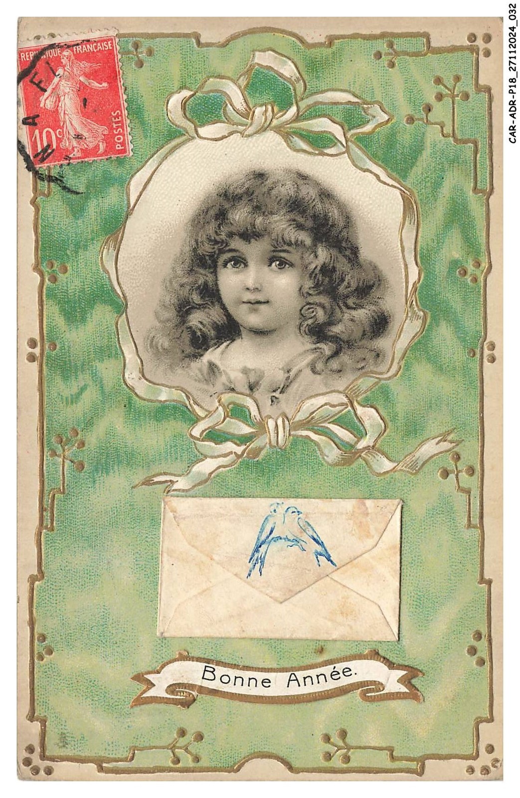 CAR-ADRP18-0969-FETE - Happy New Year - Little Girl