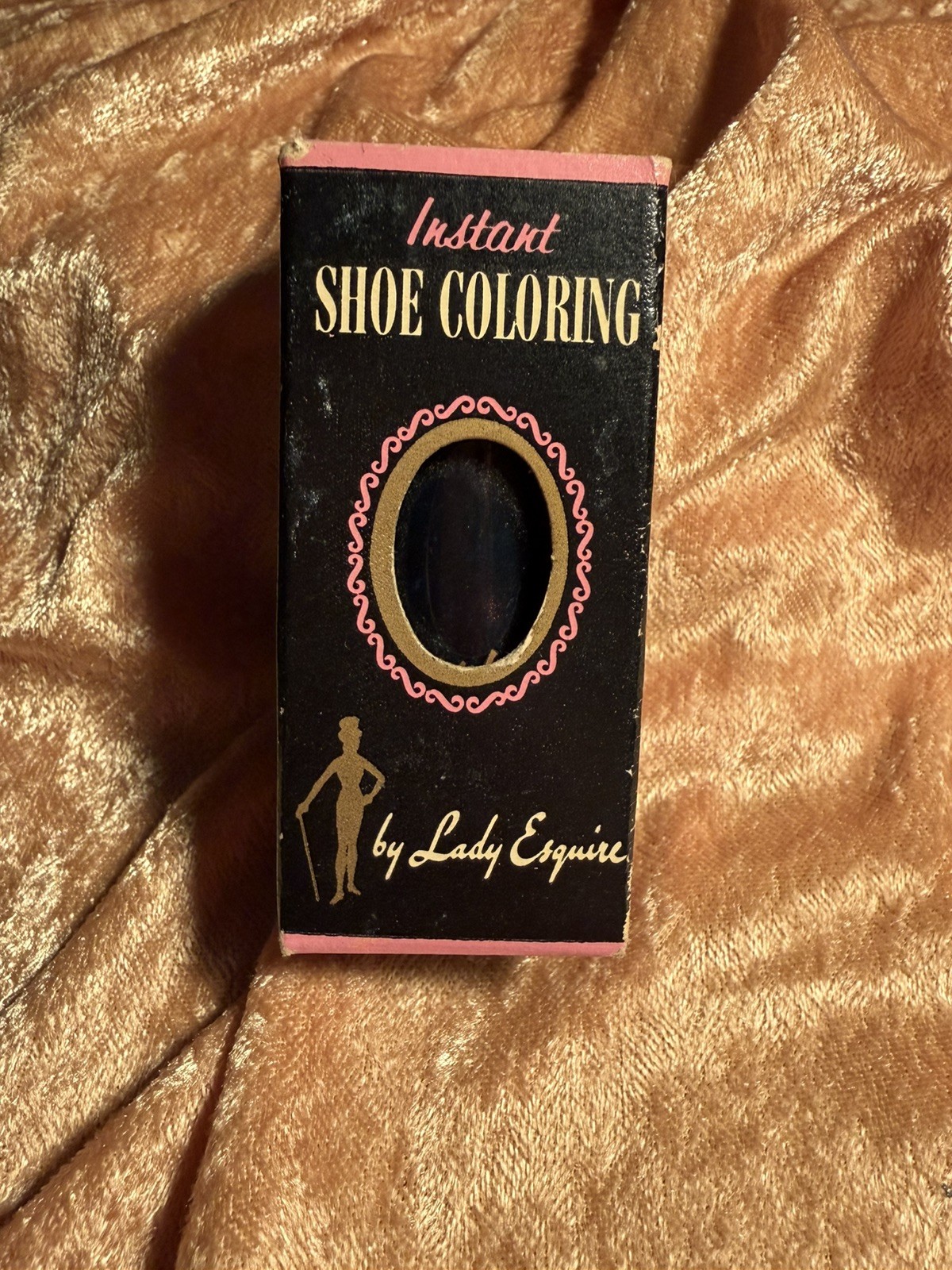 Vintage Advertising LADY ESQUIRE SHOE Color Cleaner in Original Box