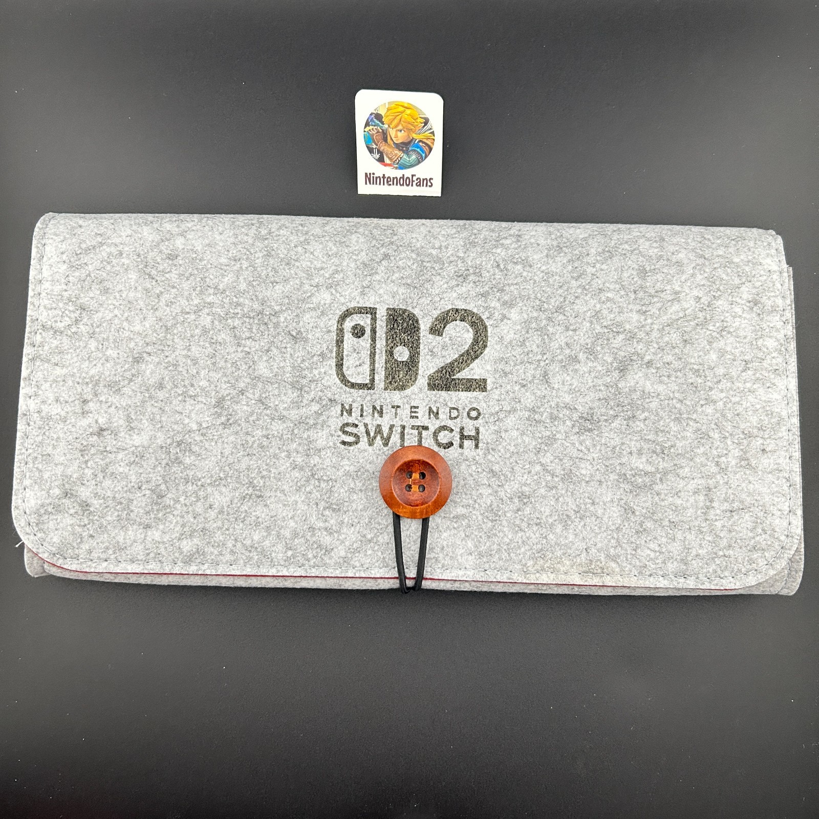 Carrying Case for Nintendo Switch 2 Travel case Travel bag Soft pouch/Gray