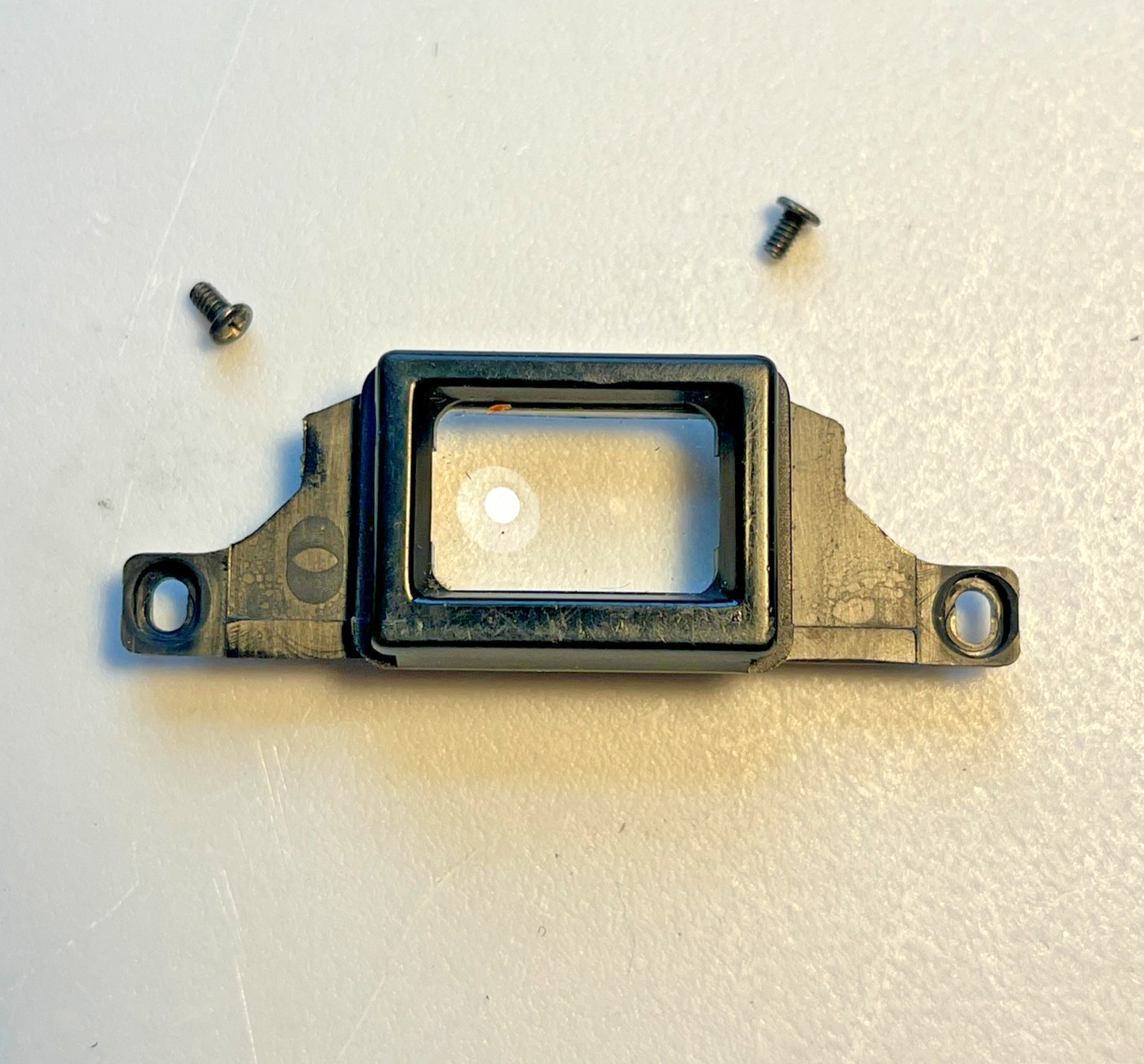 Minolta SRT-303 Viewfinder Eyepiece Frame w/Screws Original Repair Part