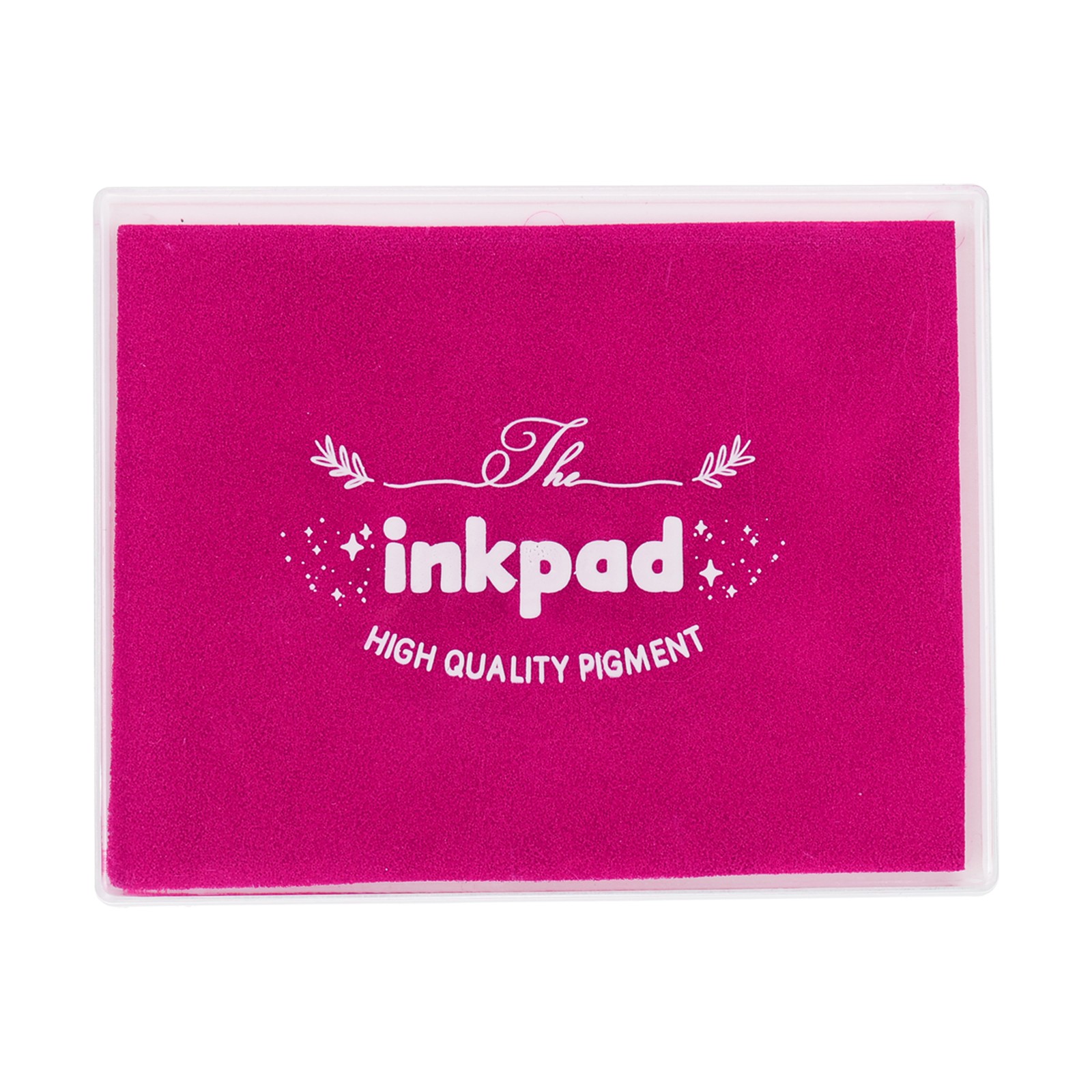 5x4" Craft Ink Pad, Washable Stamp Ink Pad for Stamp Scrapbook, Rose Pink