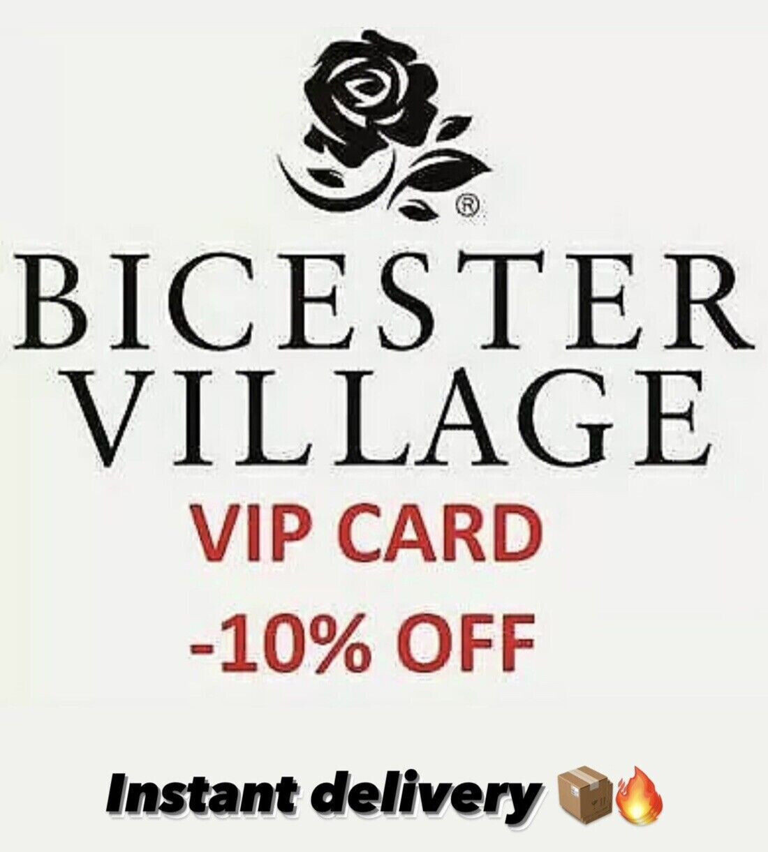 10% OFF Bicester Village Outlet VIP Invite Discount Voucher **Instant Delivery**