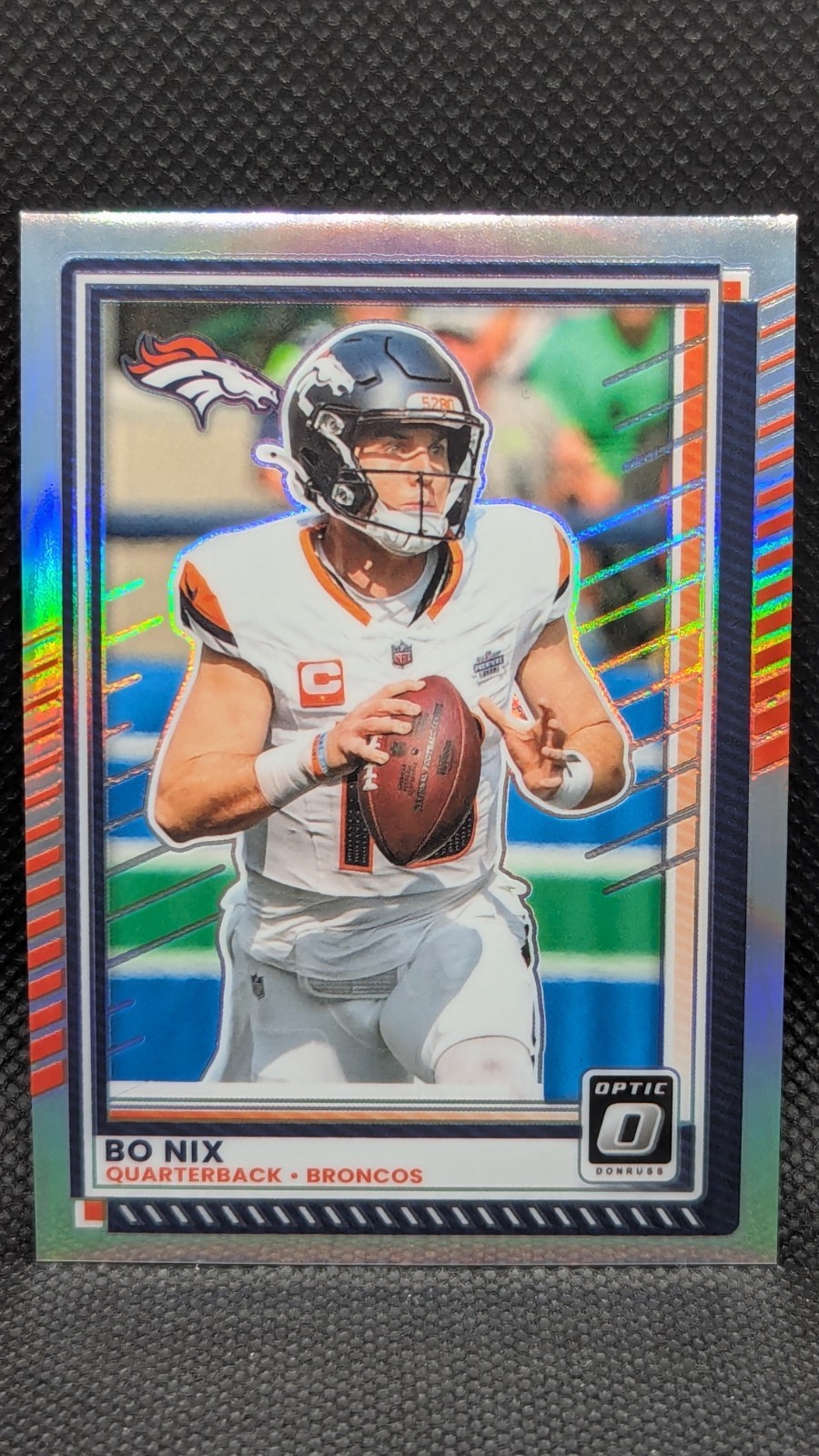 2025 Panini Donruss Optic Holo Prizm #31 Bo Nix Denver Broncos