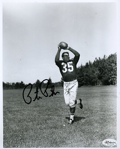 Pete Pihos Eagles Signed Jsa Cert Sticker 8x10 Photo Authentic Autograph