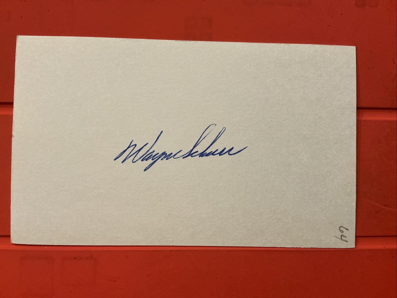 Wayne Schurr 🔥MLB: 1964 Chicago Cubs🔥Autograph⚾️⚾️