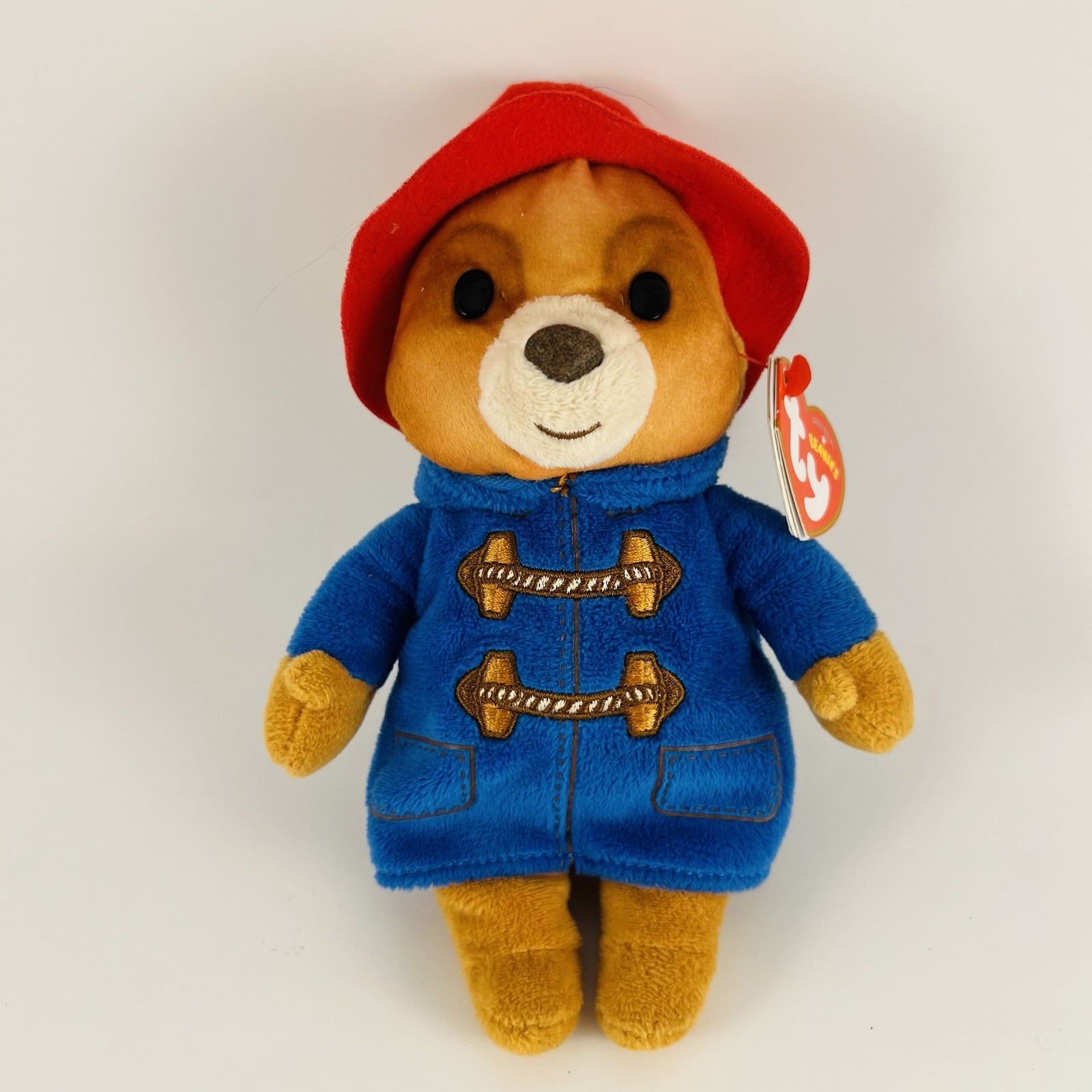 Ty Paddington Bear With Heart Tag 7” Plush NEW