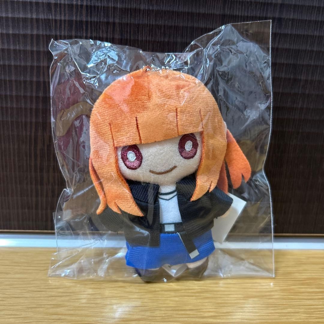 Colorful Peach Karapichi Eto Mascot Plush Keychain Unused