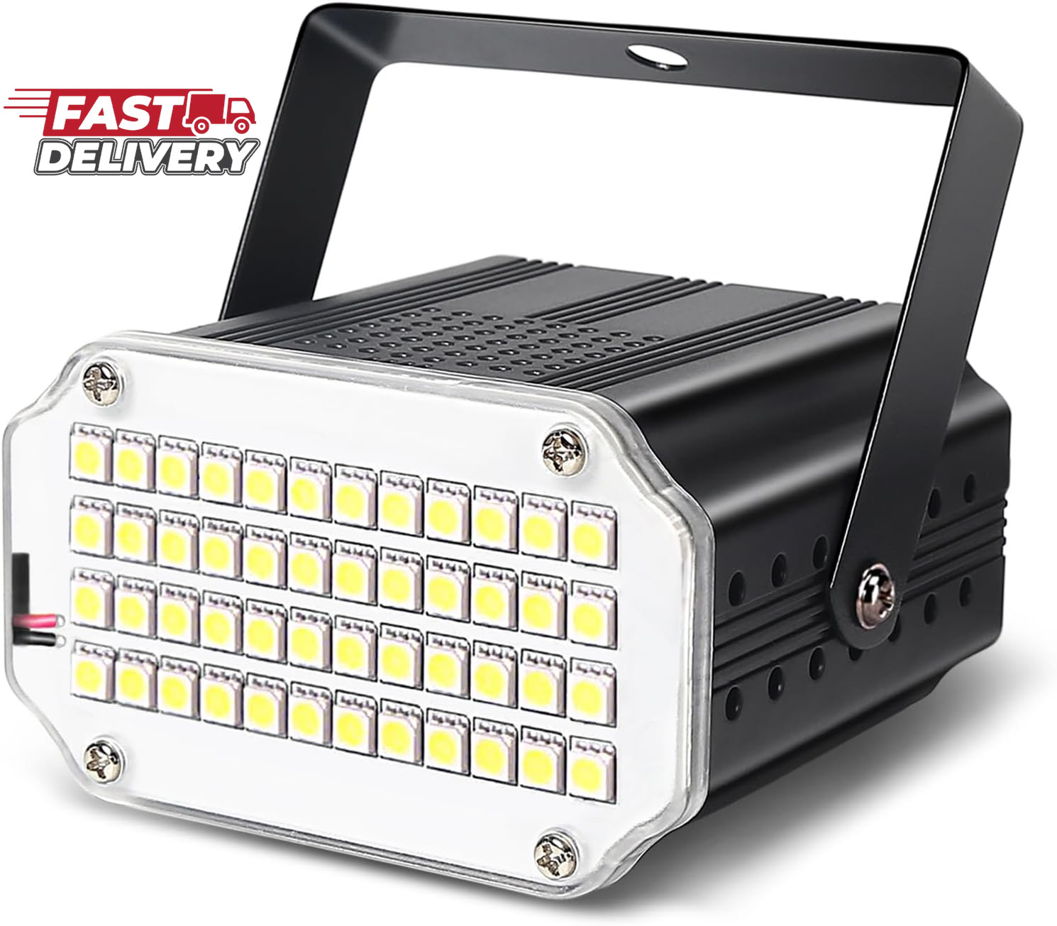 Led Strobe Light,48Pcs White Led Flashing Light,Flashbulb,Stroboflash,Stroboscop