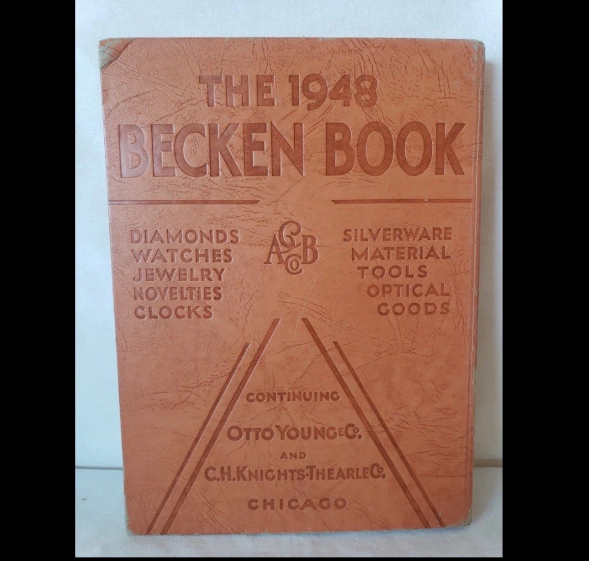Becken Book Wholesale Catalog 1948 Annual Diamond Jewelry Silver Watches Tools