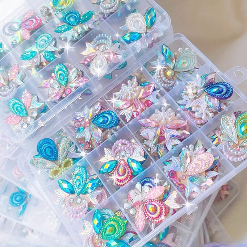 Self-adhesive 3D Crystal Children Face Painting Stickers Stage Makeup Sticker