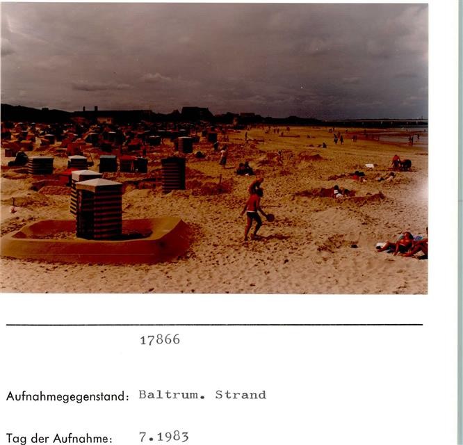 10186289 - 2985 Baltrum Beach Photo Mounted on Cardboard