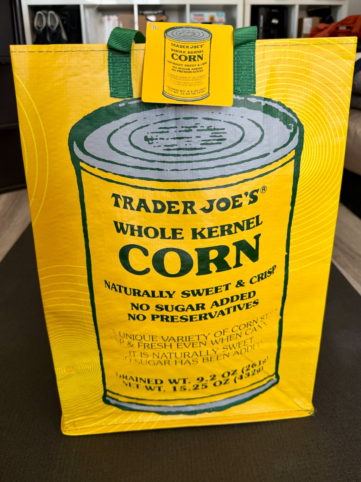 RARE Can of Corn - Trader Joe's Grocery Bag - Collectible Tote - NEW w/ TAGS