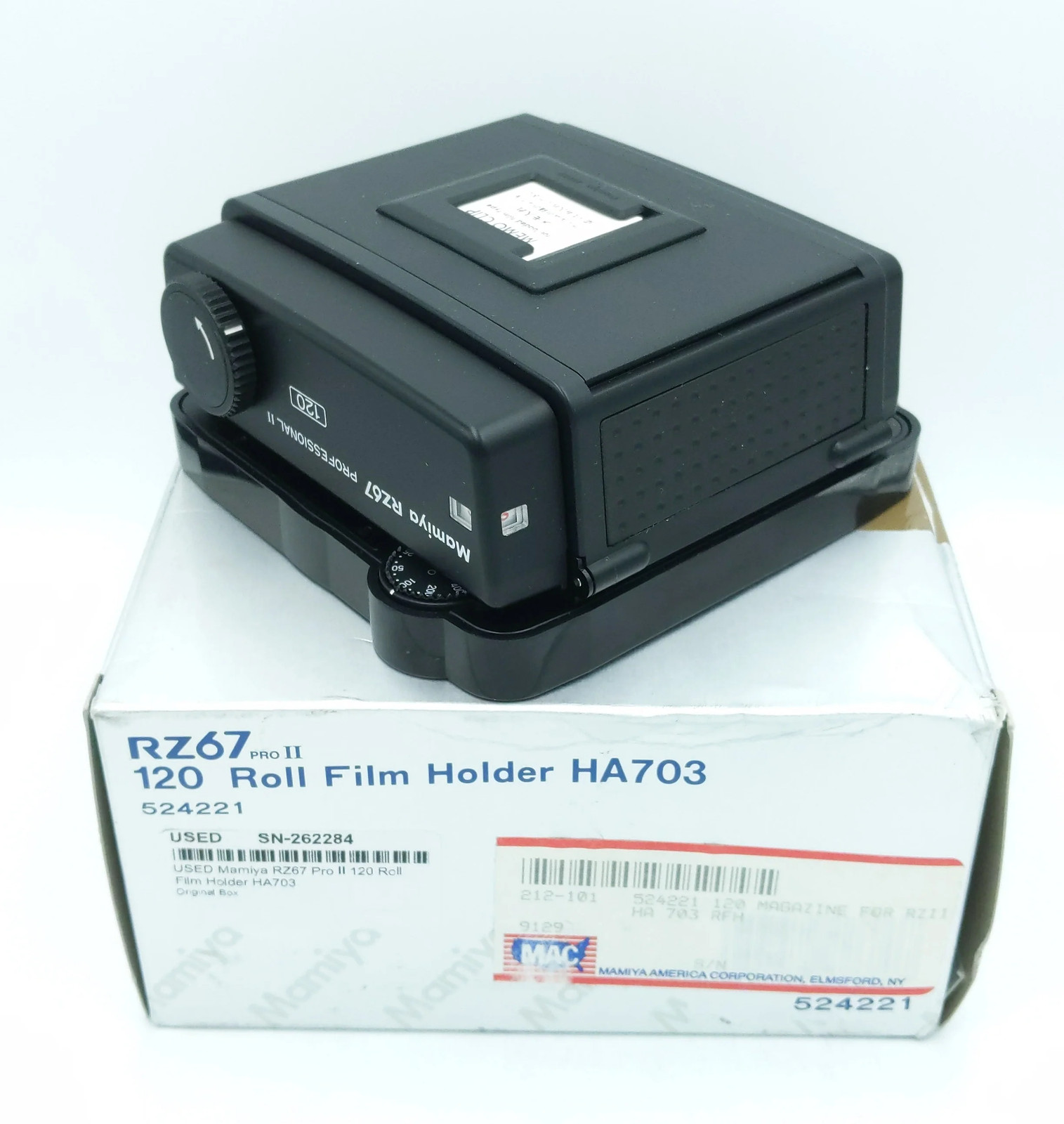 USED Mamiya RZ67 Pro II 120 Roll Film Holder HA703